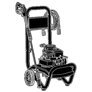 SPEED CLEAN Pressure Washer Model 020211-2 Image